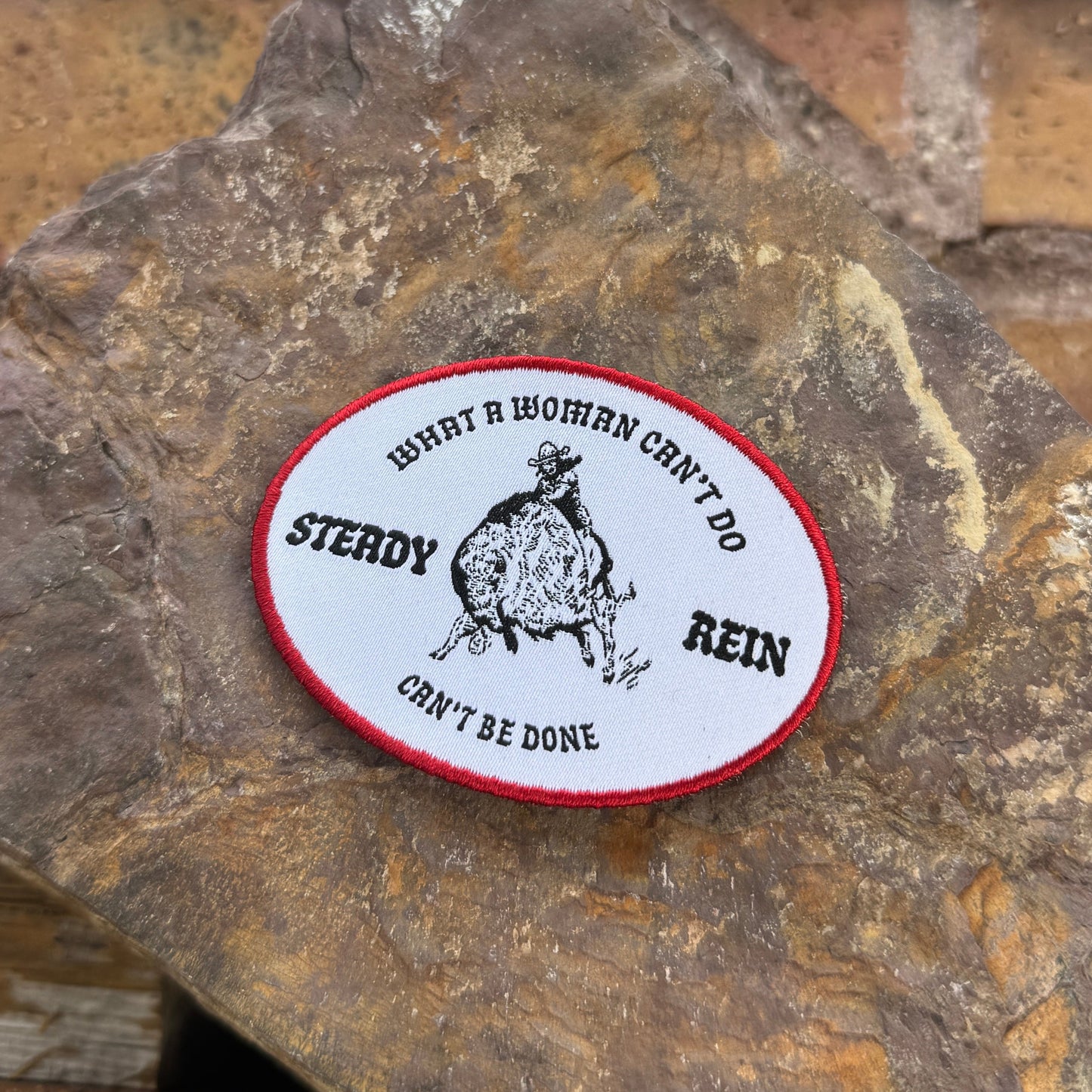 Bison Rider Patch